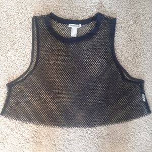 ⭐Forever 21 Fishnet crop top